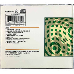 Genesis CD Invisible Touch  kansi EX levy EX Käytetty CD
