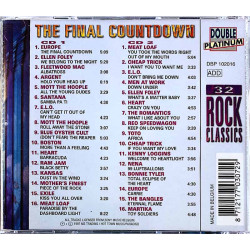 Europe, Boston, Heart, Cheap Trick CD The final countdown - 32 rock classics 2CD  kansi EX levy EX Käytetty CD