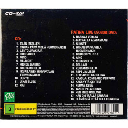 Popeda 2008 POKOCD 365D Täydelliset Miehet DVD Ratina live + CD CD Begagnat