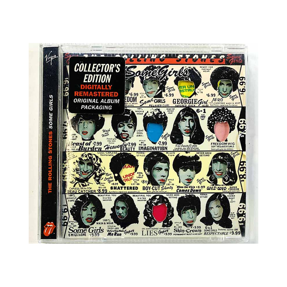 Rolling Stones CD Some Girls  kansi EX levy EX Käytetty CD
