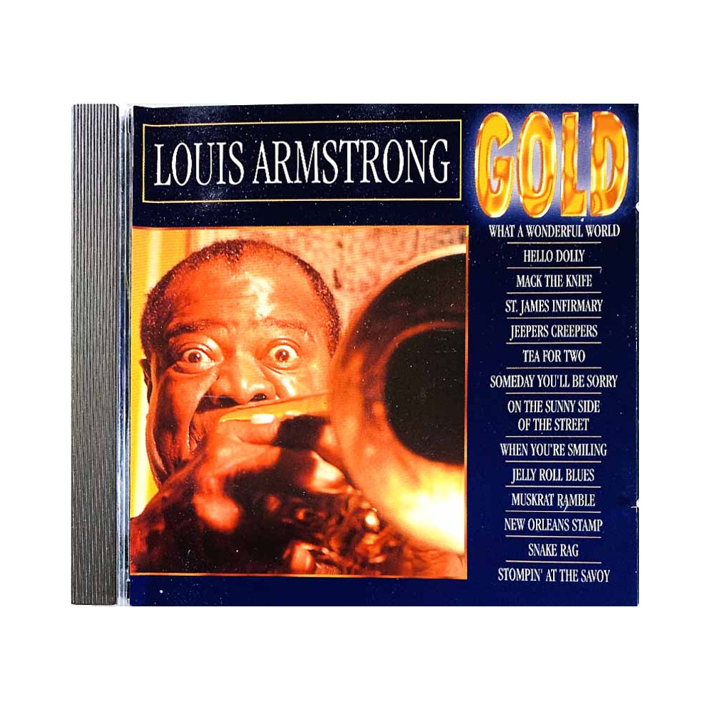 Armstrong Louis Käytetty CD Gold kansivihko EX- CD:n kunto EX Käytetty CD