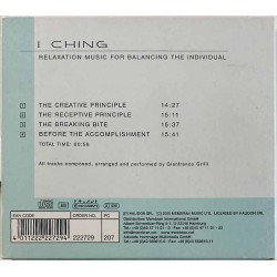 I Ching Käytetty CD Relaxation music for balancing the invidual kansivihko EX- CD:n kunto VG Käytetty CD