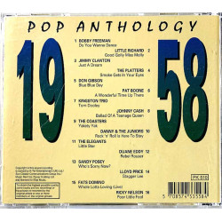 Kingston Trio, Elegants, Sandy Posey Käytetty CD Pop anthology 1958 kansivihko EX CD:n kunto EX Käytetty CD