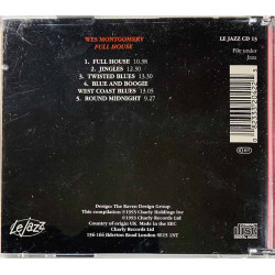 Montgomery Wes Käytetty CD Full House kansivihko EX- CD:n kunto EX Käytetty CD