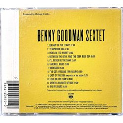 Benny Goodman Sextet 1986 CK 40379 Benny Goodman Sextet CD Begagnat