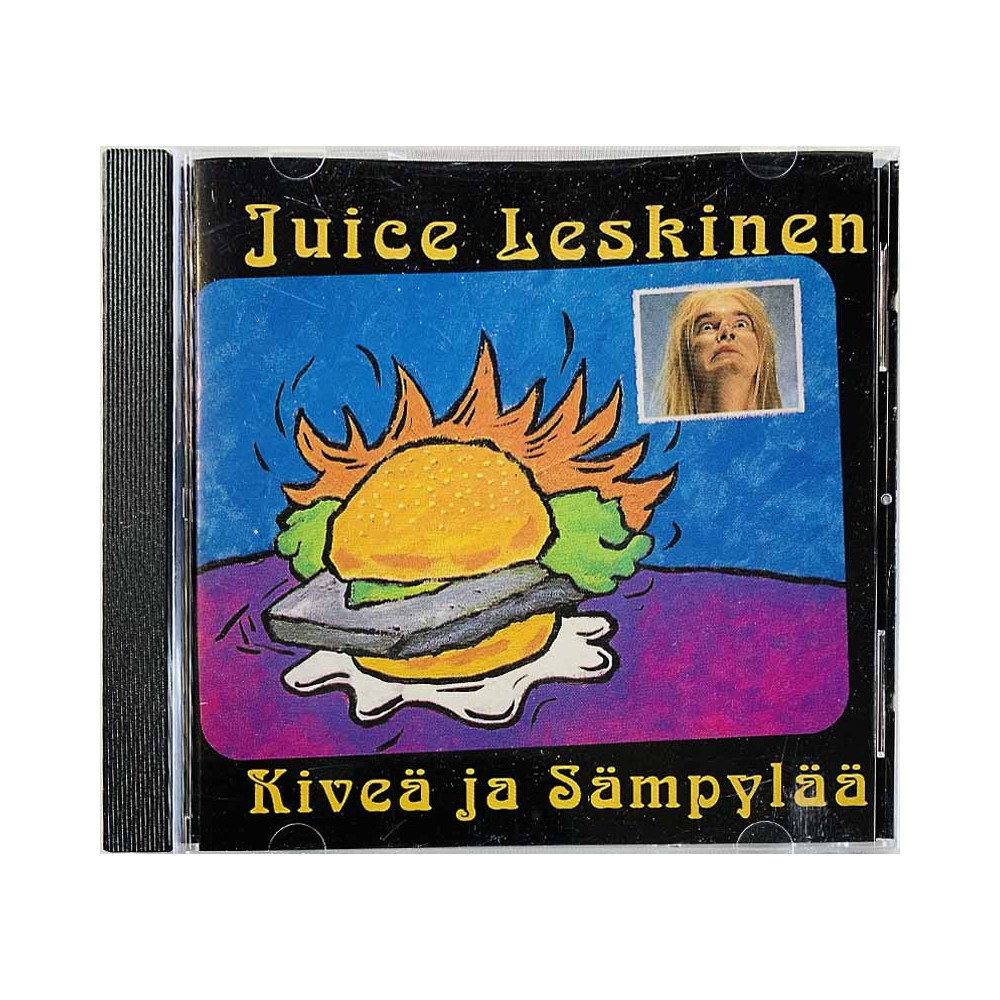 Leskinen Juice Käytetty CD Kiveä ja sämpylää kansivihko EX- CD:n kunto VG+ Käytetty CD