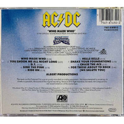 AC/DC 1986 7567-81650-2 Who made who CD Begagnat