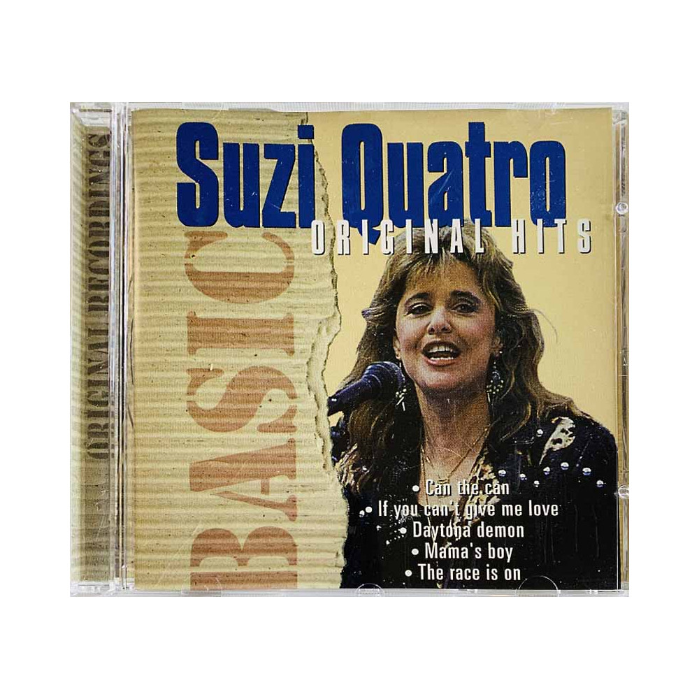 Quatro Suzi Käytetty CD Original Hits kansivihko EX- CD:n kunto EX Käytetty CD