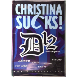 D-12: Devil’s Night Christina Sucks!: Promojuliste 40cm x 60cm - Begagnat Poster