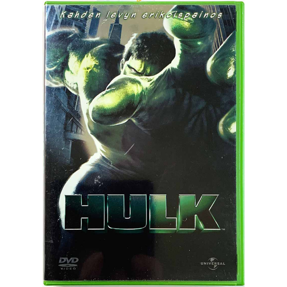 DVD - Elokuva 2003  Hulk, kahden levyn erikoispainos 2DVD DVD Begagnat