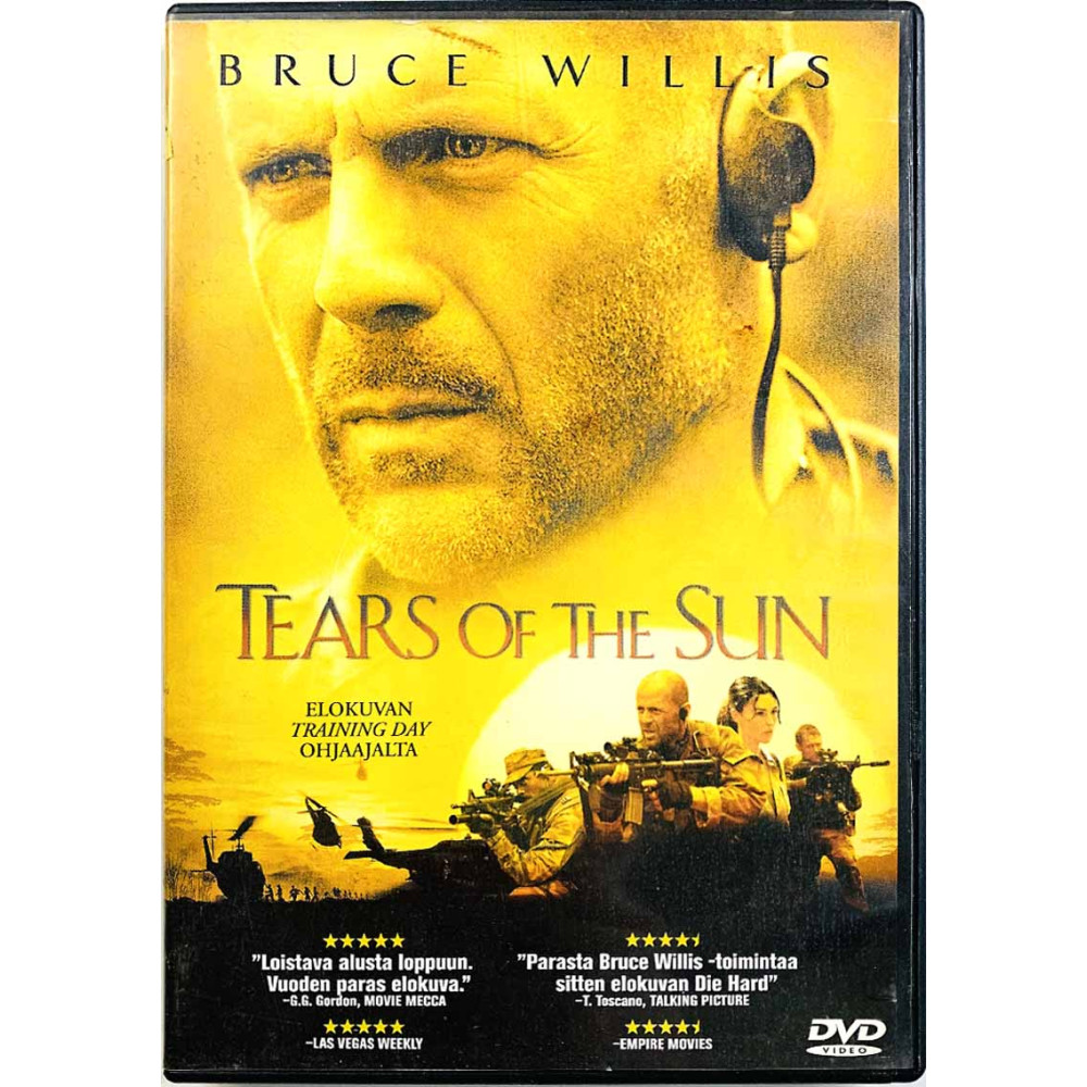 DVD - Elokuva Käytetty DVD Tears of the sun  kansi EX levy VG+ Käytetty DVD