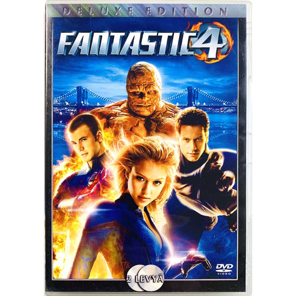 DVD - Elokuva Käytetty DVD Fantastic 4 2DVD  kansi EX levy EX- Käytetty DVD