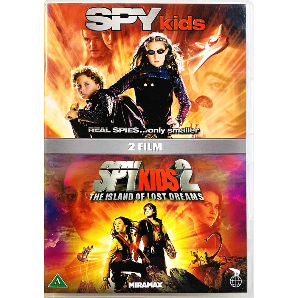 DVD - Elokuva Käytetty DVD Spy Kid / Spy Kids 2 2DVD  kansi EX levy VG+ Käytetty DVD
