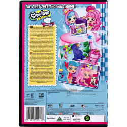 DVD - Elokuva Käytetty DVD Shopkins the first ever shopkins movie!  kansi EX levy EX- Käytetty DVD