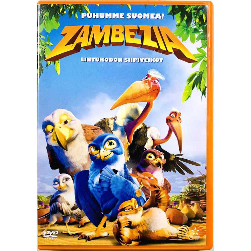 DVD - Elokuva Käytetty DVD Zambezia lintukodon siipiveikot  kansi EX levy EX Käytetty DVD