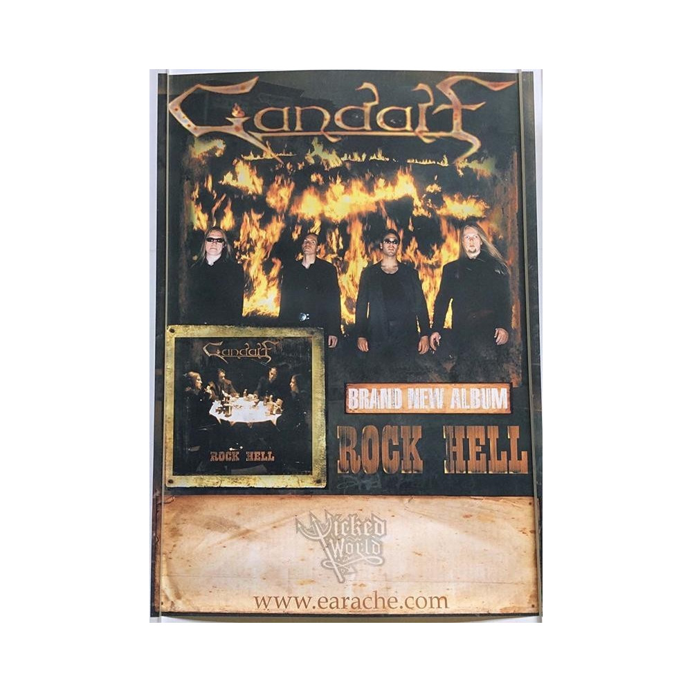 Gandalf: Rock Hell: Promojuliste 29cm x 39cm - Begagnat Poster