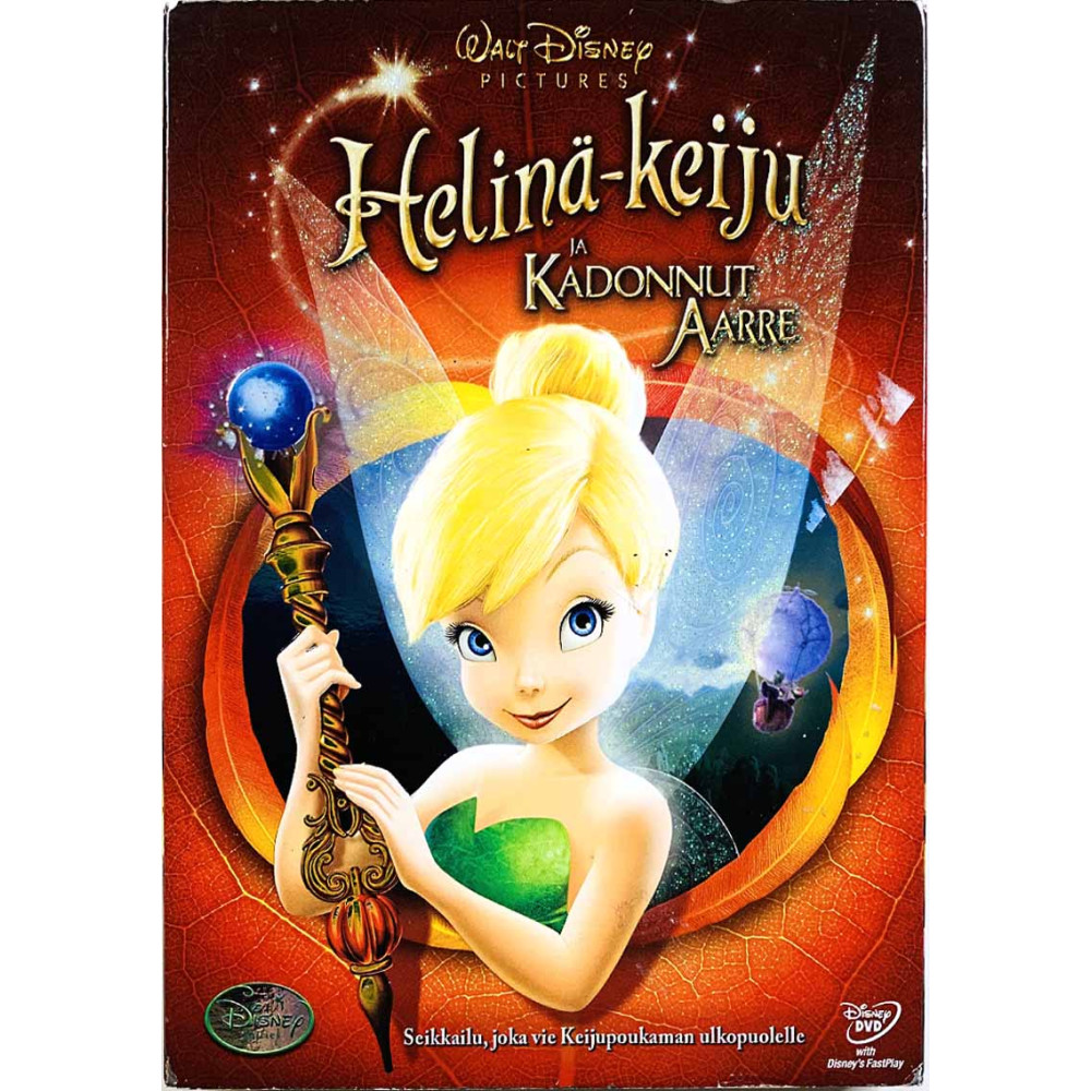 DVD - Elokuva Käytetty DVD Helinä-keiju ja Kadonnut Aarre  kansi EX levy EX- Käytetty DVD