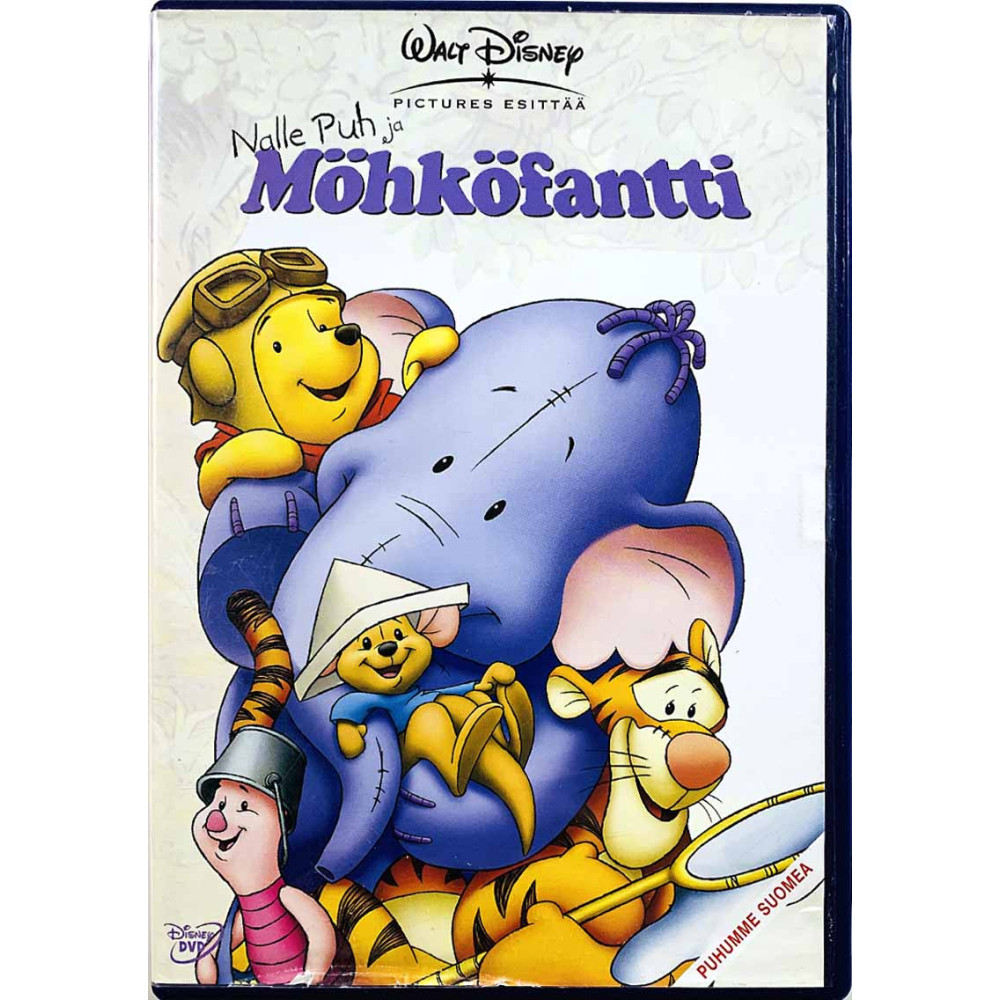 DVD - Elokuva Käytetty DVD Nalle Puh ja Möhköfantti  kansi EX levy VG Käytetty DVD