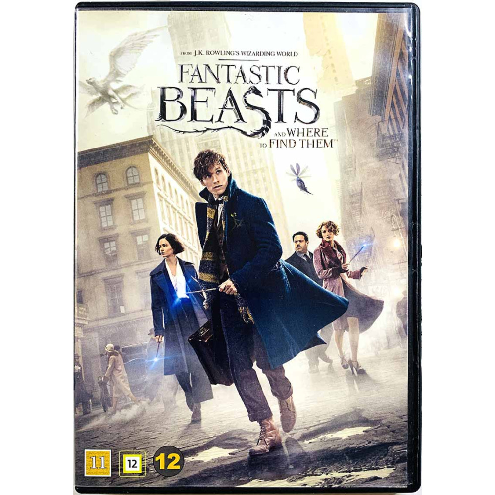 DVD - Elokuva Käytetty DVD Fantastic Beasts  kansi EX levy VG+ Käytetty DVD