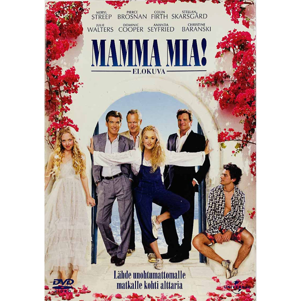 DVD - Elokuva Käytetty DVD Mamma Mia! elokuva  kansi EX levy EX Käytetty DVD