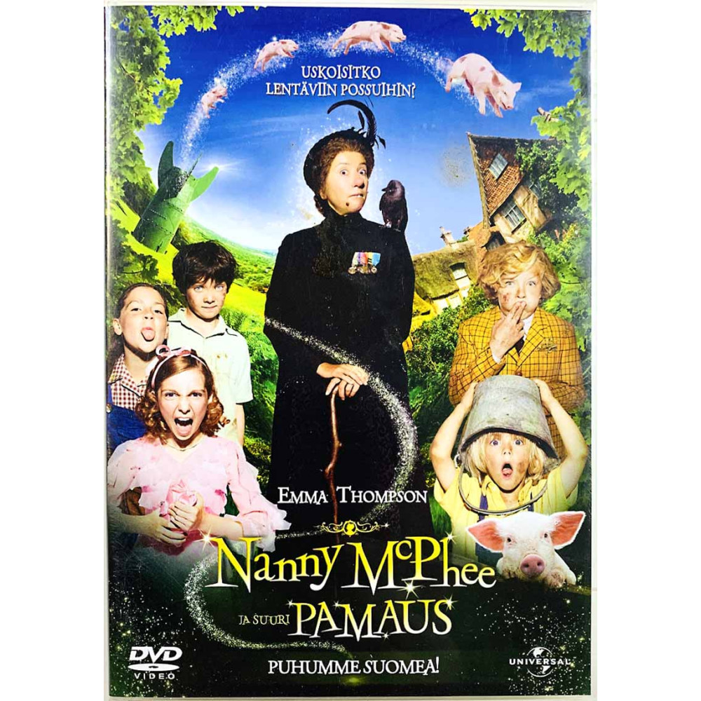 DVD - Elokuva Käytetty DVD Nanny McPhee ja suuri pamaus  kansi EX levy VG- Käytetty DVD