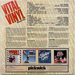 Pipkins, Racing Cars, Frankie Miller ym. vinyl LP Vital vinyl volume one  kansi EX levy EX Käytetty LP