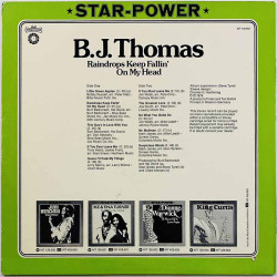 B.J. Thomas 1976 INT 128.602 Raindrops Keep Fallin' On My Head Begagnat LP