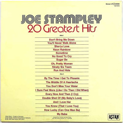 Stampley Joe: 20 Greatest Hits  kansi EX- levy EX bonus LP:nä veloituksetta