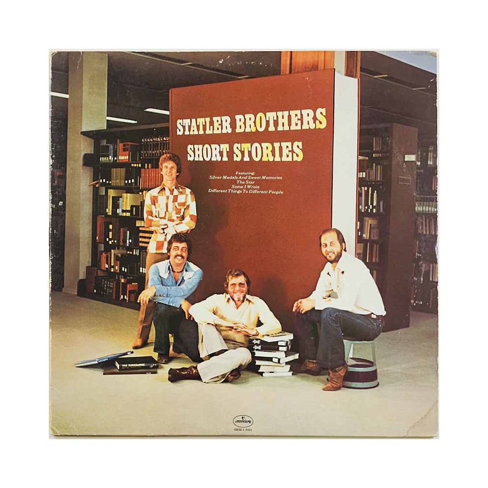 Statler Brothers vinyl LP Short Stories  kansi VG levy VG Käytetty LP