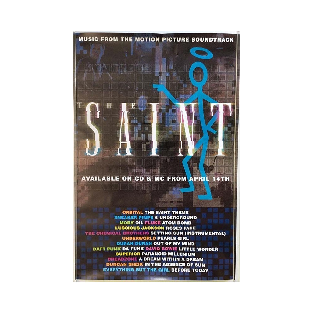 The Saint Soundtrack; Orbital Moby...: Promojuliste 50cm x 75cm - Begagnat Poster
