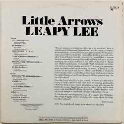 Leapy Lee vinyl LP Little Arrows  kansi VG- levy EX Käytetty LP