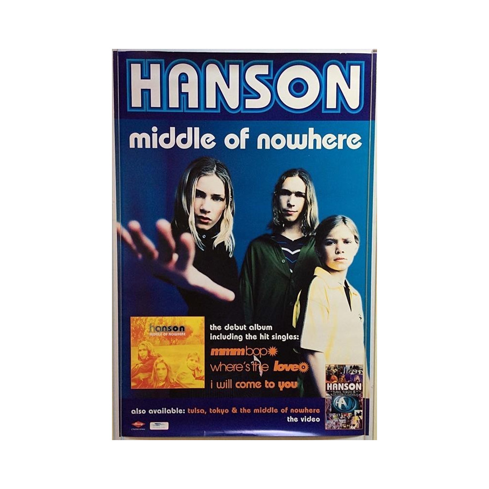 Hanson: Middle Of Nowhere: Promojuliste 50cm x 75cm - Begagnat Poster