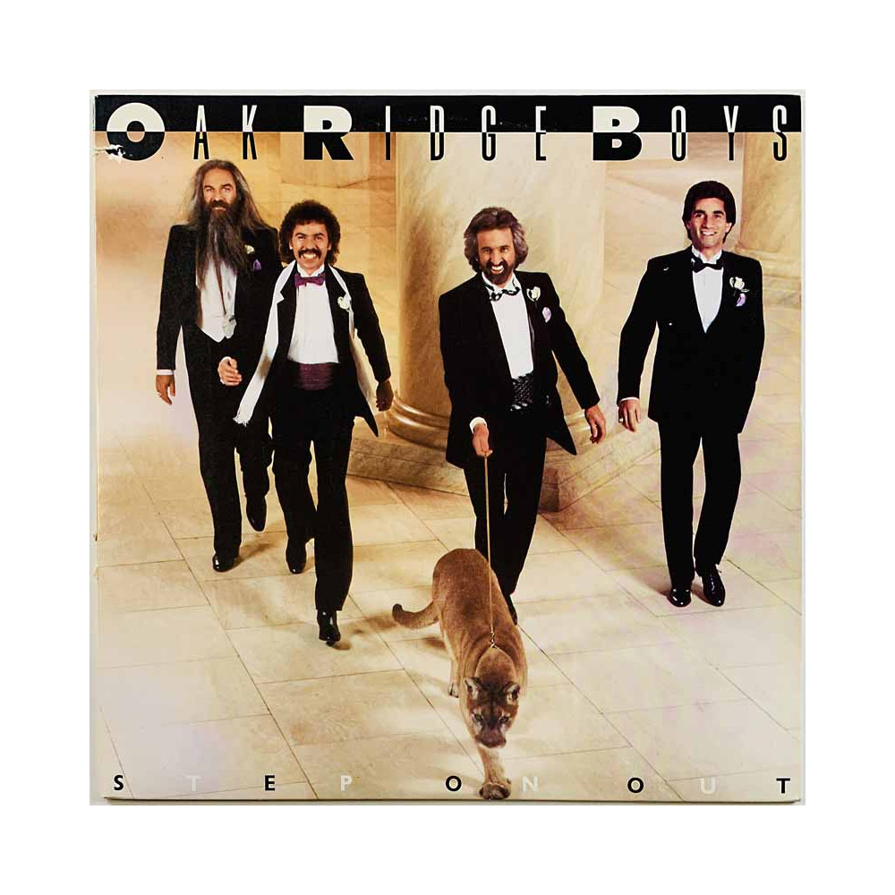 Oak Ridge Boys vinyl LP Step on out  kansi EX levy EX Käytetty LP