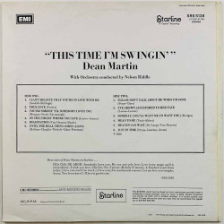 Martin Dean vinyl LP This Time I'm Swingin'  kansi EX levy EX Käytetty LP