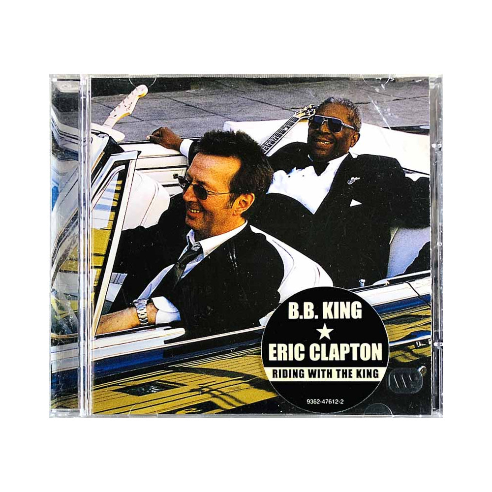 B.B. King & Eric Clapton Käytetty CD Riding With The King  kansi EX levy EX- Käytetty CD