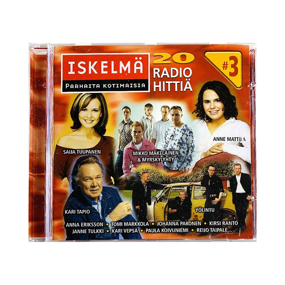 Anna Eriksson, Kirsi Ranto, Yölintu Käytetty CD Iskelmä 3 - 20 Radiohittiä  kansi EX levy EX Käytetty CD