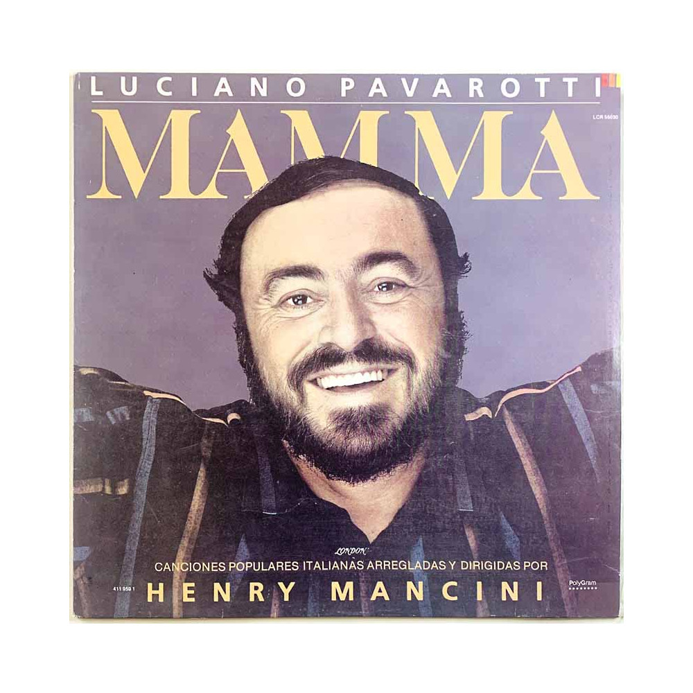 Pavarotti Luciano vinyl LP Mamma  kansi EX- levy EX- Käytetty LP