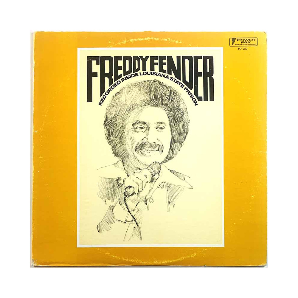 Fender Freddy vinyl LP Recorded inside Lousiana State Prison  kansi VG levy VG+ Käytetty LP