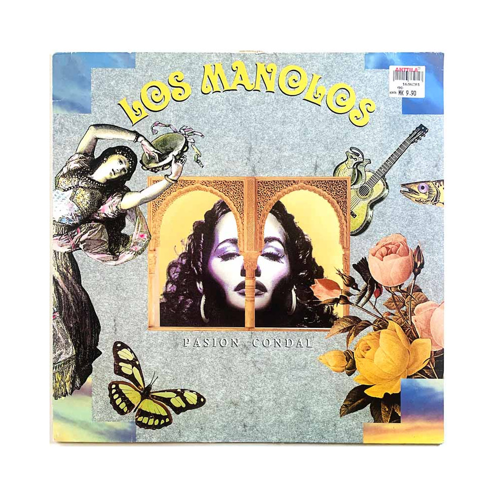 Los Manolos vinyl LP Pasion Condal  kansi VG levy EX Käytetty LP