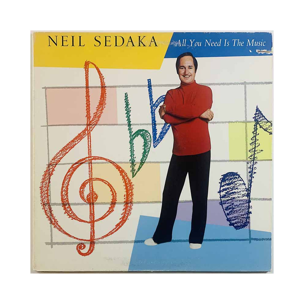 Sedaka Neil vinyl LP All you need is the music  kansi VG+ levy EX- Käytetty LP