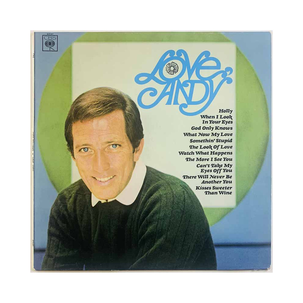 Williams Andy vinyl LP Love Andy  kansi VG levy VG Käytetty LP