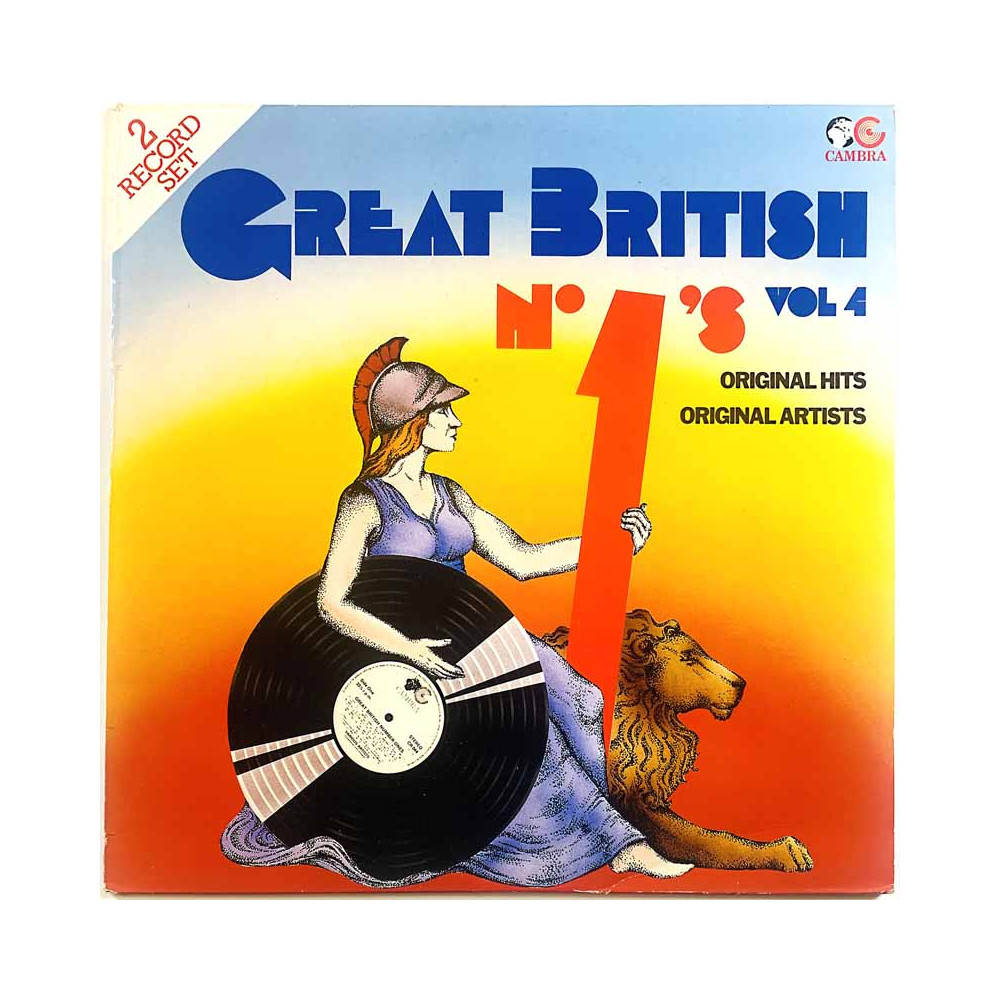 Eden Kane, Jet Harris, Bachelors vinyl LP Great British no 1’s Hits vol.4 2LP  kansi VG+ levy EX- Käytetty LP