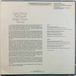 Living Strings vinyl LP Airport love theme and other motion picture themes  kansi VG levy VG+ Käytetty LP