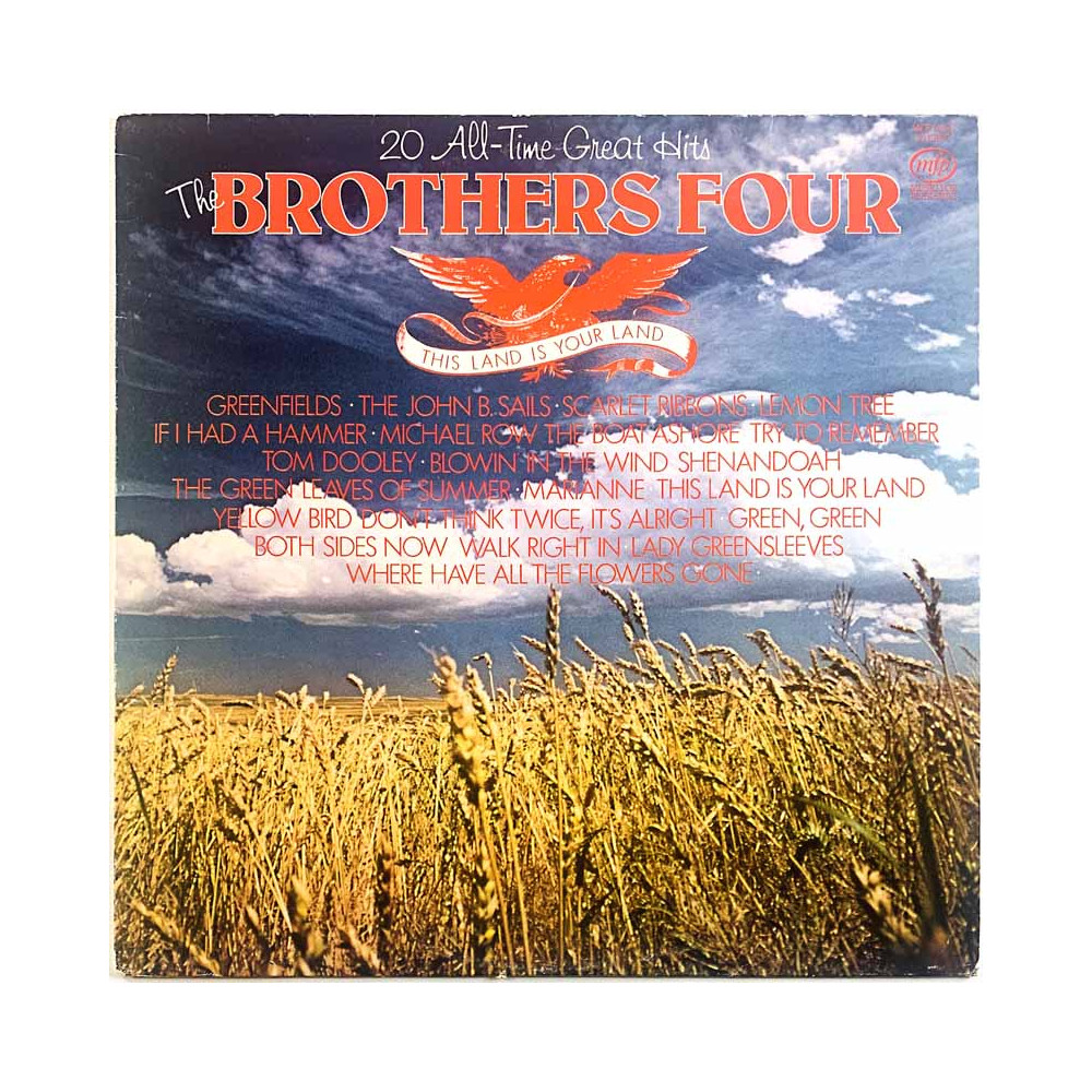 Brothers Four vinyl LP This Land Is Your Land  kansi VG+ levy EX Käytetty LP