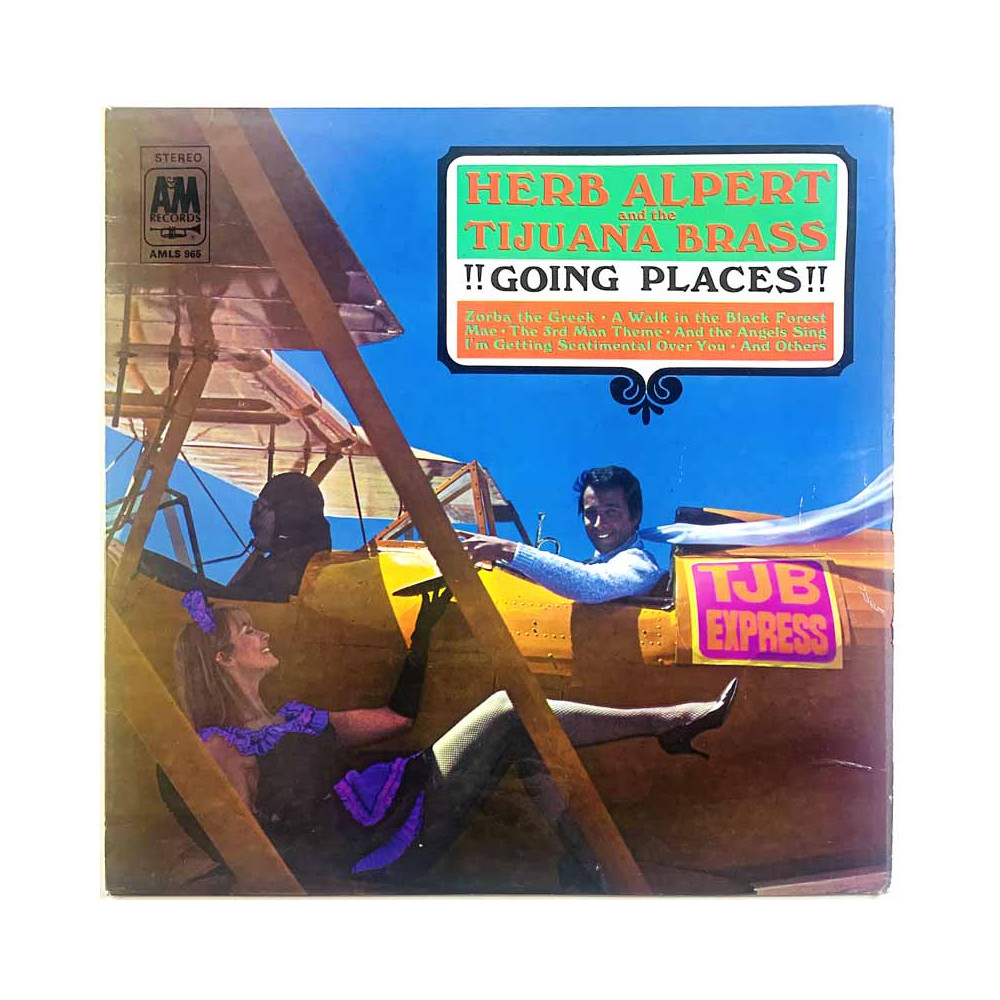 Herb Alpert And The Tijuana Brass 1965 AMLS 965 !!Going Places!! Begagnat LP