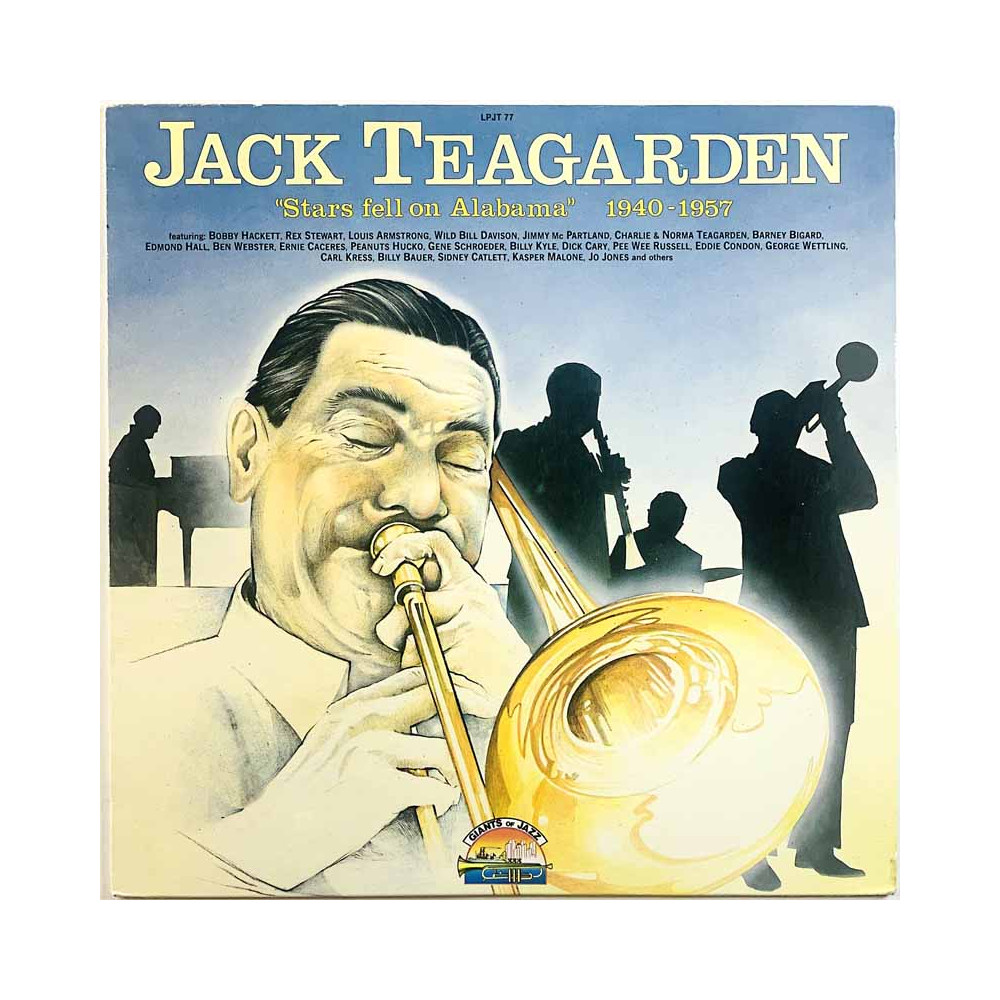 Teagarden Jack vinyl LP "Stars Fell On Alabama" 1940-1957  kansi VG+ levy EX Käytetty LP