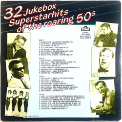 Little Eva, Buddy Holly, Brenda Lee vinyl LP 32 Jukebox superstarhits of the roaring 50s 2LP  kansi VG levy VG+ Käytetty LP