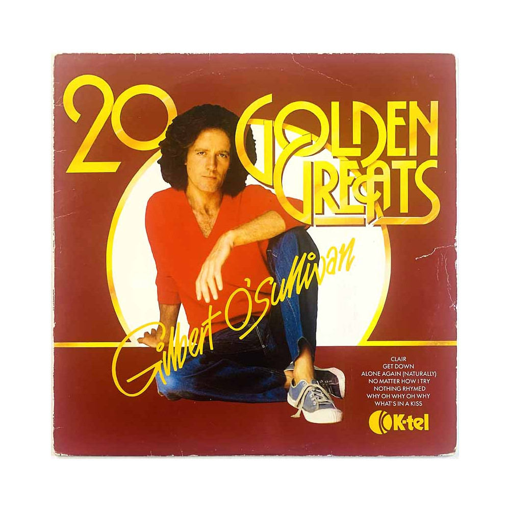 O'Sullivan Gilbert vinyl LP 20 Golden Greats  kansi G+ levy EX Käytetty LP