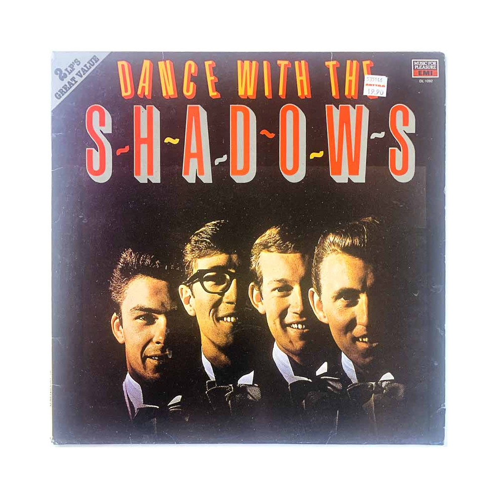 Shadows vinyl LP Dance with the Shadows 2LP  kansi VG levy EX- Käytetty LP