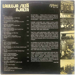 Pekka Tuhkala, Kari Lindqvist, Reijo Arvonen vinyl LP Lauluja siltä ajalta  kansi VG+ levy VG+ Käytetty LP